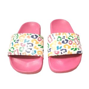 Vans Toddler Rainbow Leopard Slide